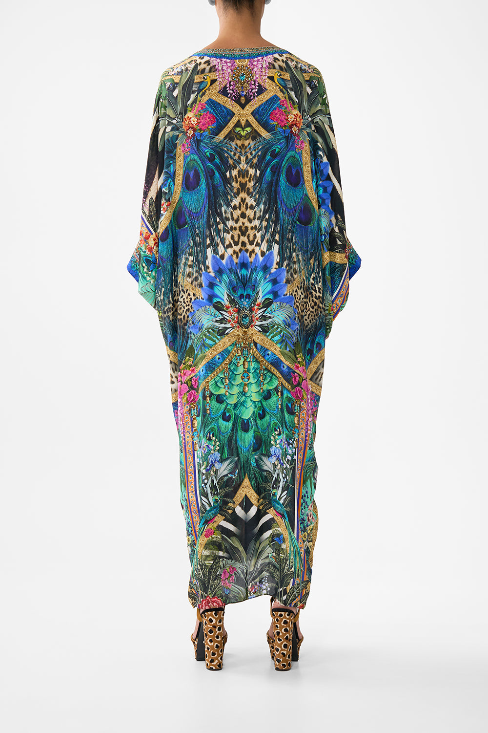 PIERCED V-NECK KAFTAN ANIMAL ALCHEMY