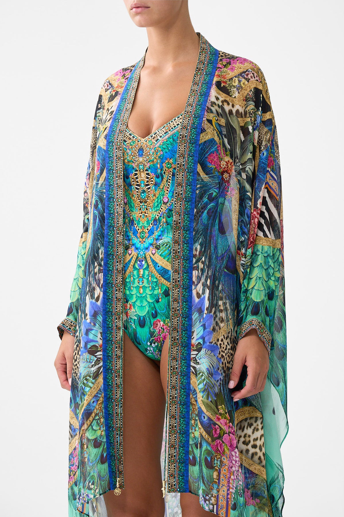 HIGH LOW DRAPED LAYER ANIMAL ALCHEMY