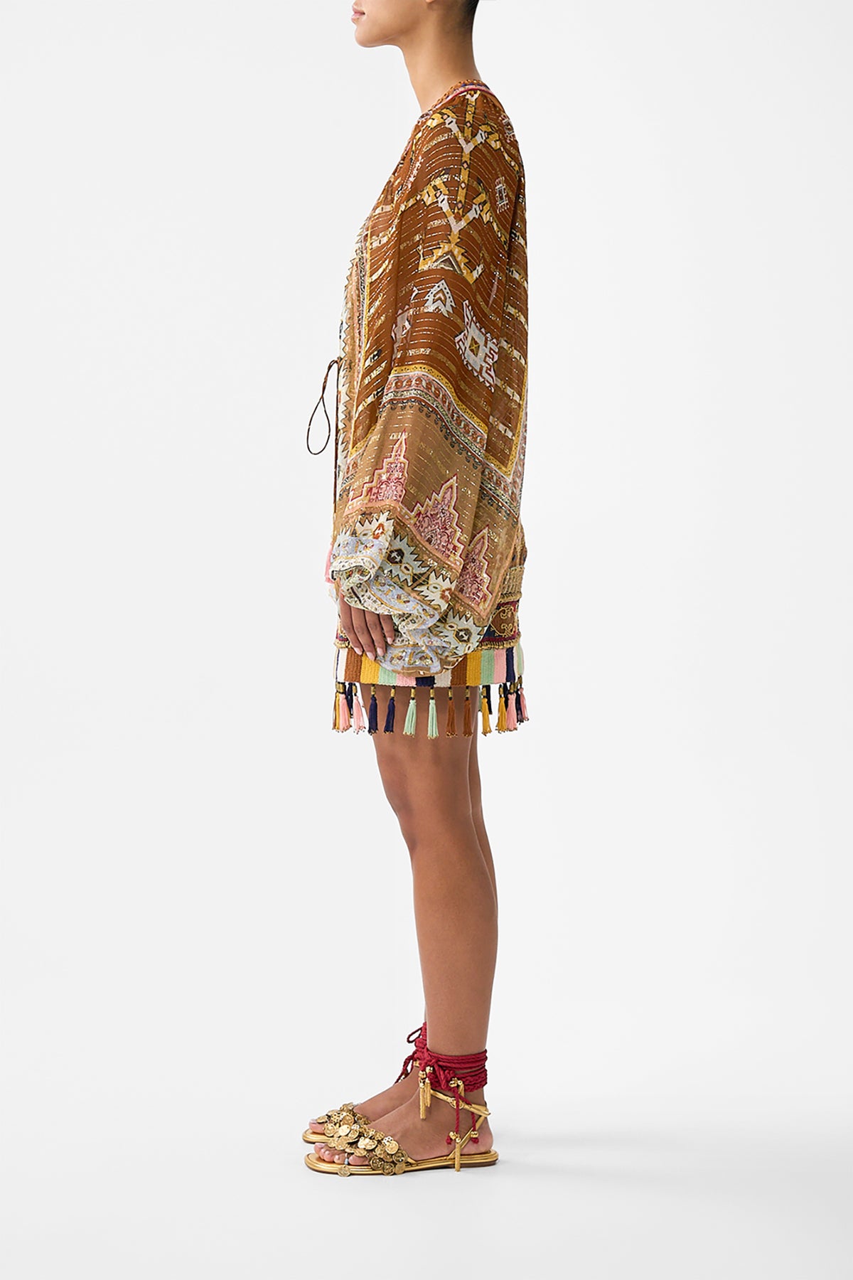 MINI SKIRT FABRIC OF TIME