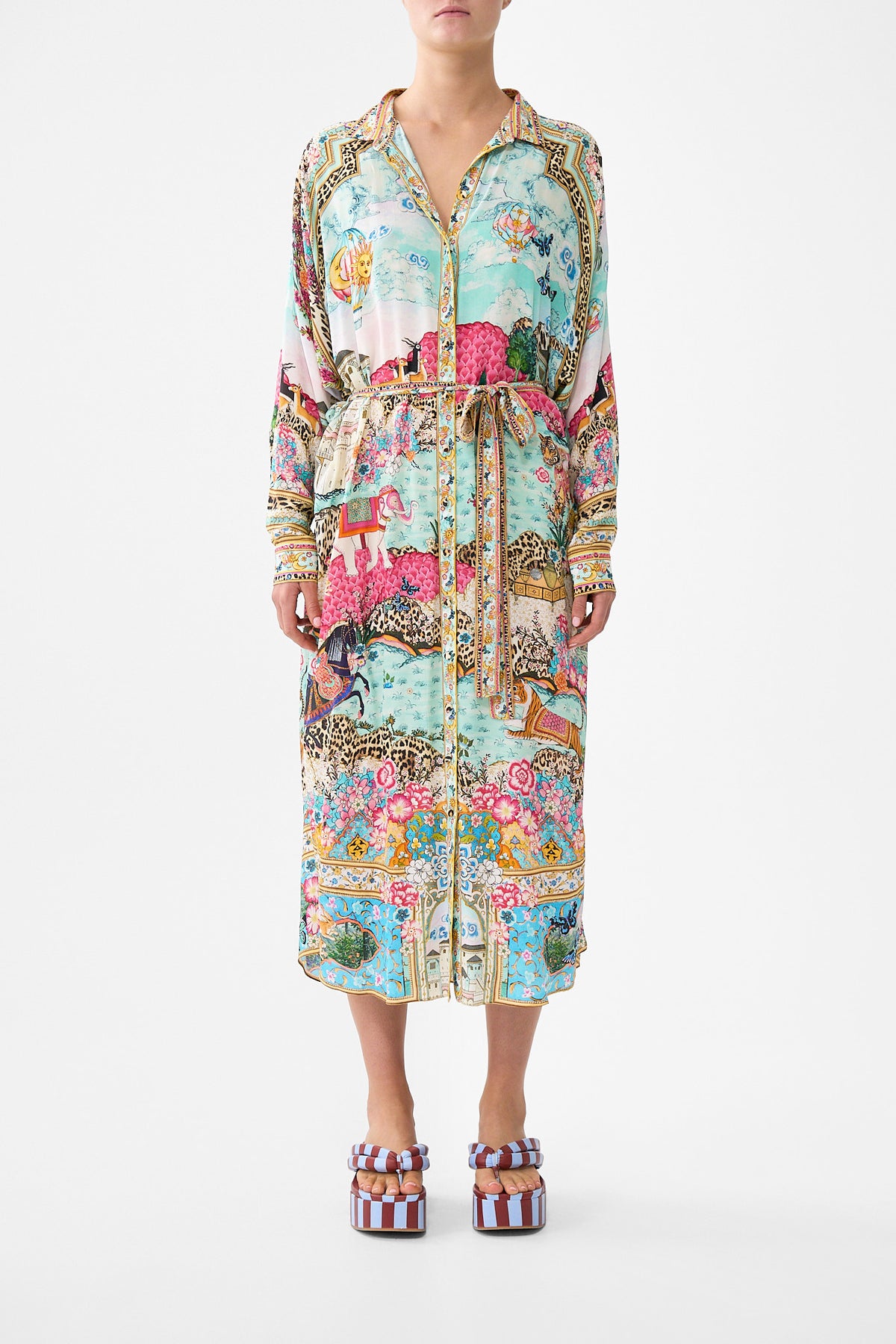 COLLARED BUTTON THROUGH DRESS MINIATURE MOMENTS