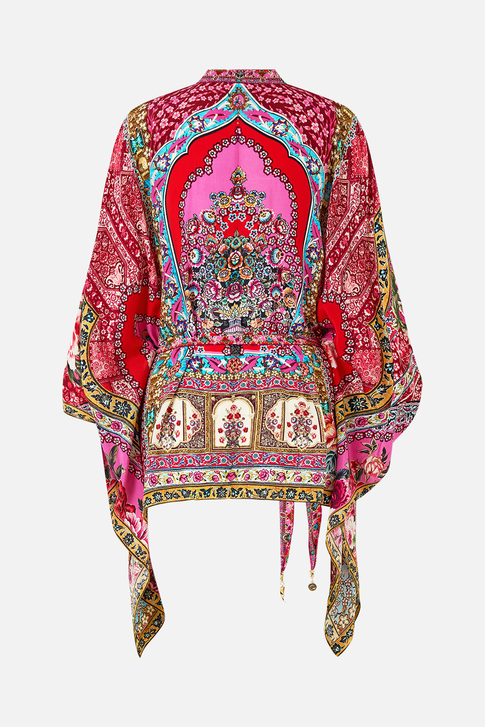 The CAMILLA BUTTON THROUGH SCARF BLOUSE HEIRLOOM EMPIRE