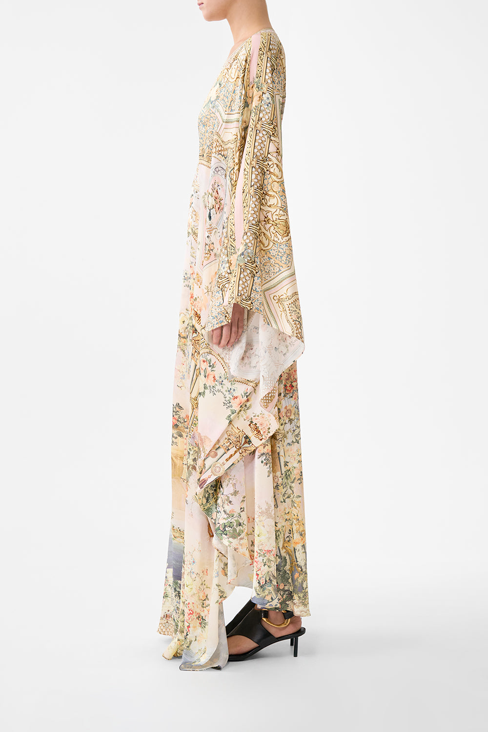 LONG KAFTAN WITH WAIST DETAIL TWILIGHT IN ISTANBUL