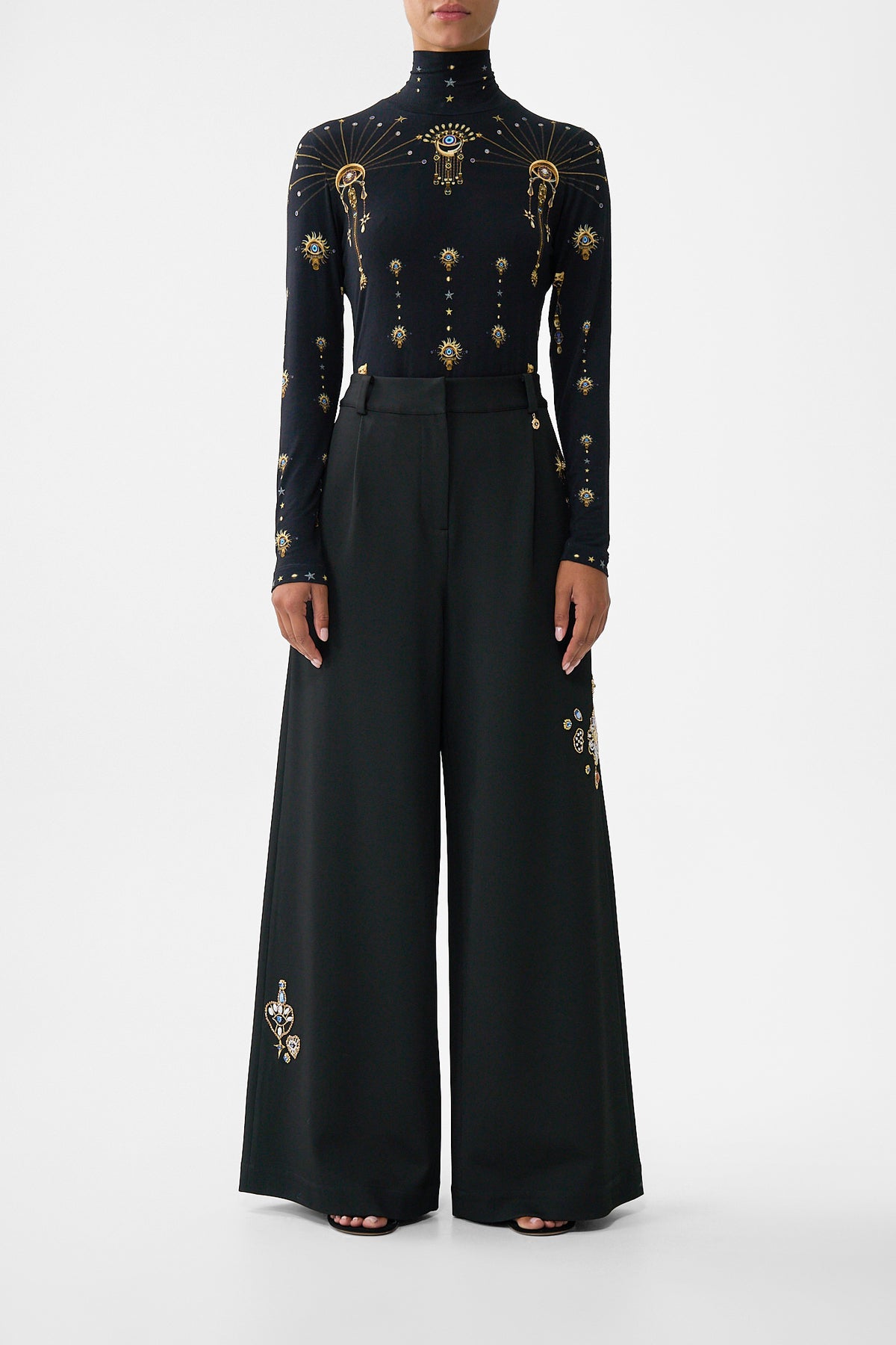 The CAMILLA WIDE LEG WAISTED PANT AMULETS AND ALCHEMYAMULETS AND ALCHEMY