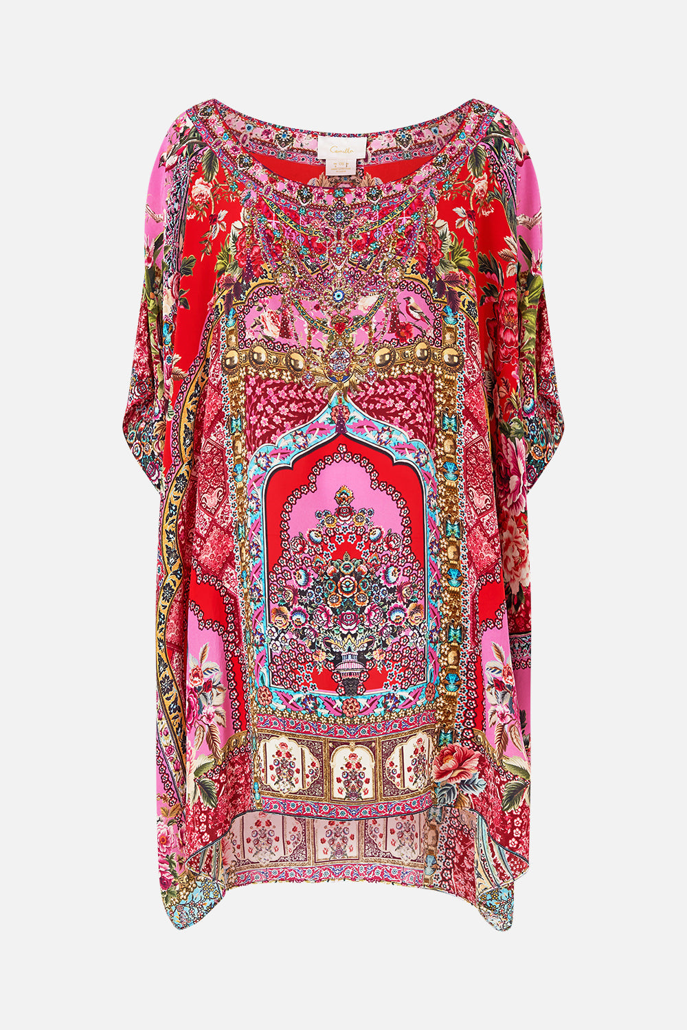 SHORT ROUND NECK KAFTAN HEIRLOOM EMPIRE