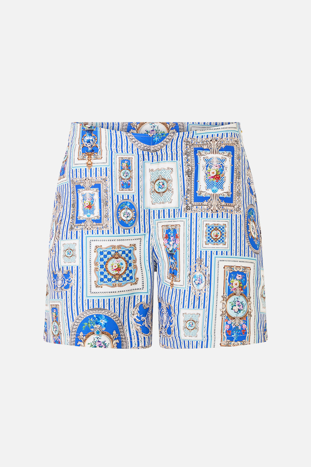 The CAMILLA MID LENGTH BOARDSHORT WITH FIXED WAIST OTTOMAN OPULENCE