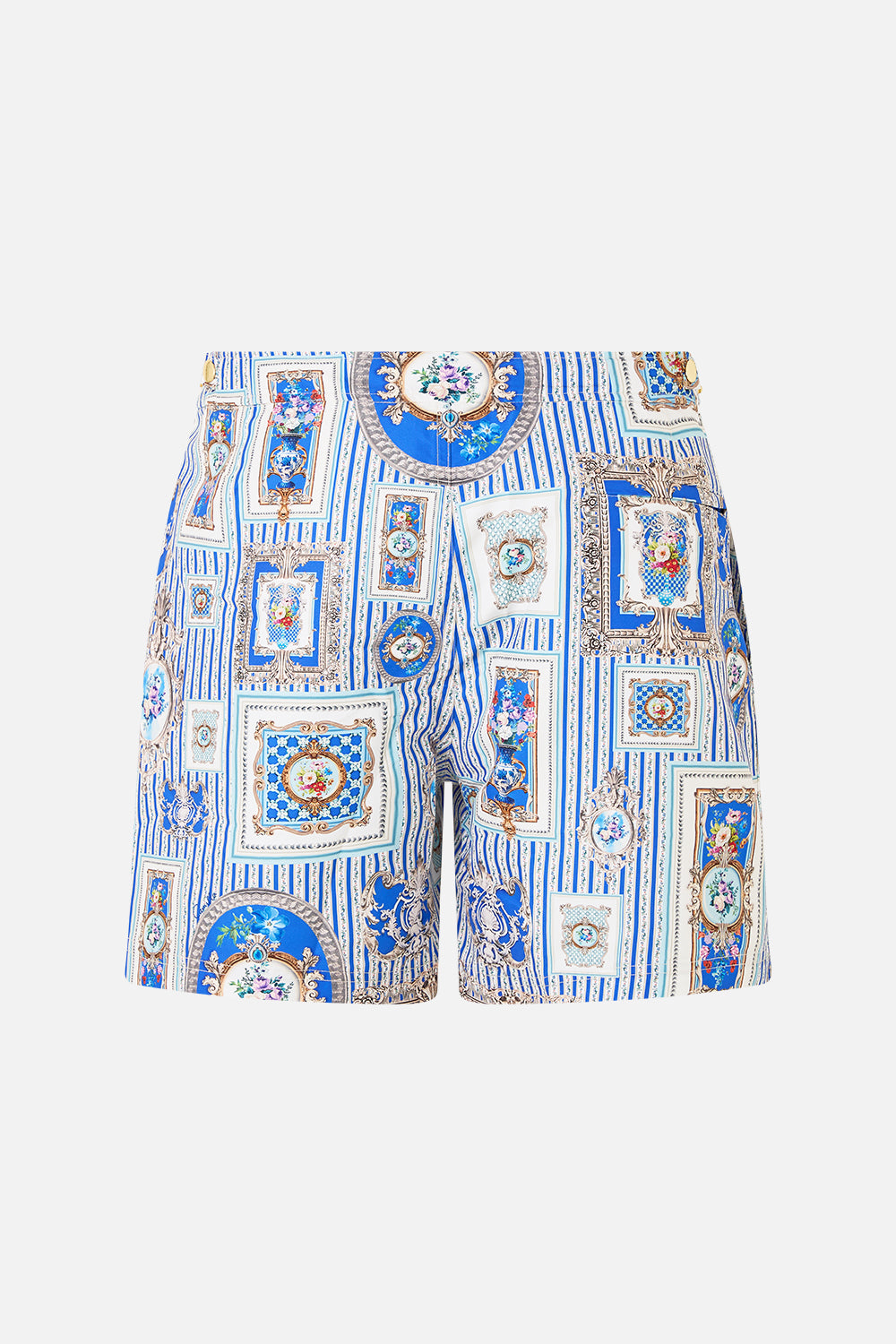 The CAMILLA MID LENGTH BOARDSHORT WITH FIXED WAIST OTTOMAN OPULENCE