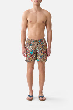 MID LENGTH BOARDSHORT WITH FIXED WAIST NAZAR NIRVANA