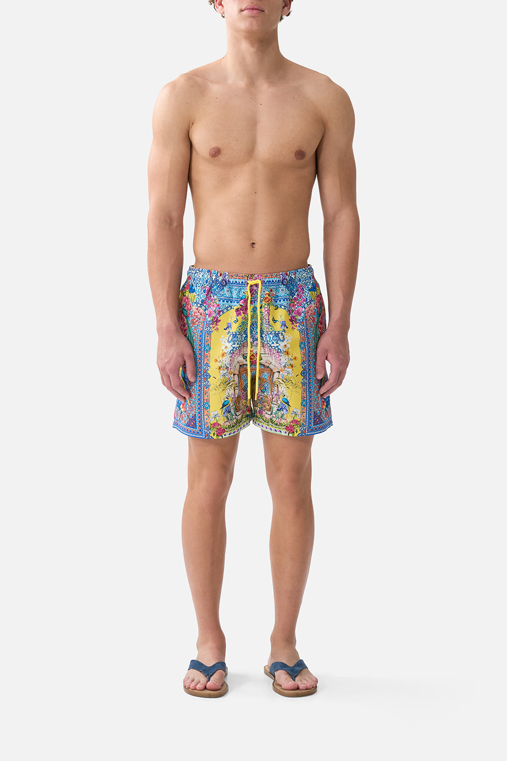 MID LENGTH BOARDSHORT WITH ELASTIC WAIST SULTANAHMET SUMMER