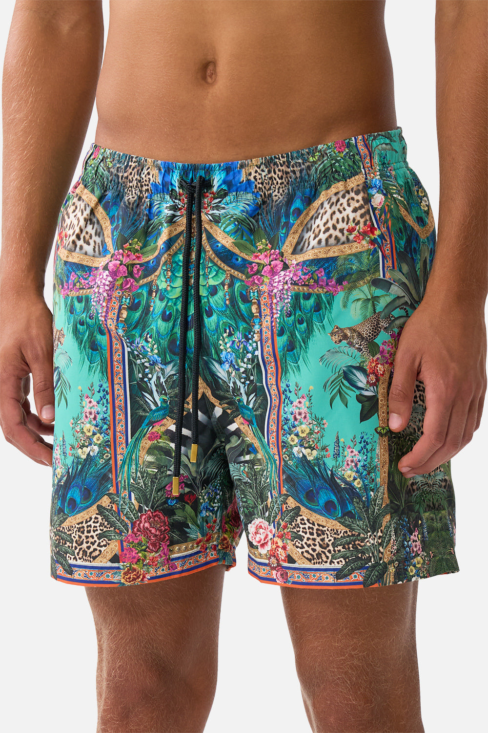 MID LENGTH BOARDSHORT WITH ELASTIC WAIST ANIMAL ALCHEMY