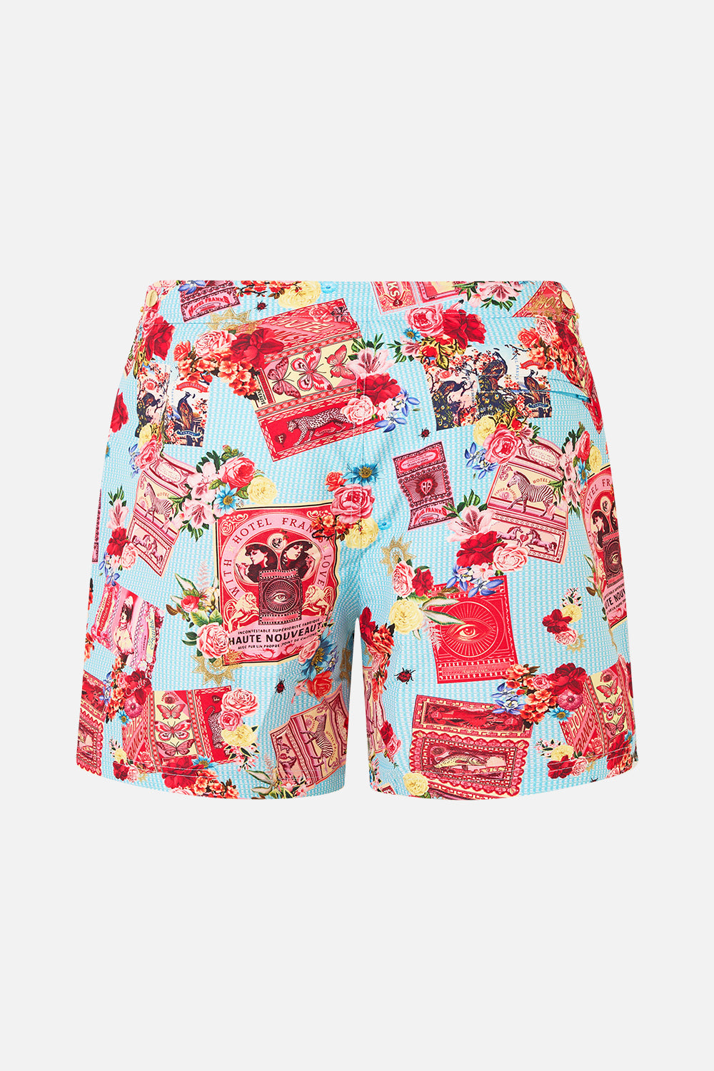 The CAMILLA MID LENGTH BOARDSHORT WITH FIXED WAIST PAPERS AND CURIOUS CAPERS