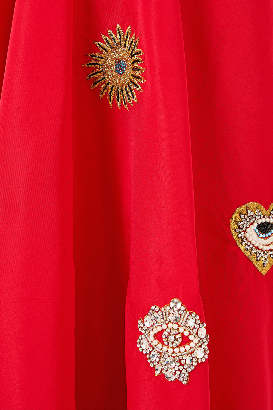 FRILL NECK DRESS WITH HARDWARE NAZAR NIRVANA