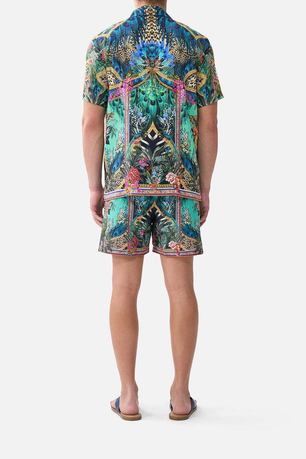 SHORT SLEEVE CAMP COLLARED SHIRT ANIMAL ALCHEMY