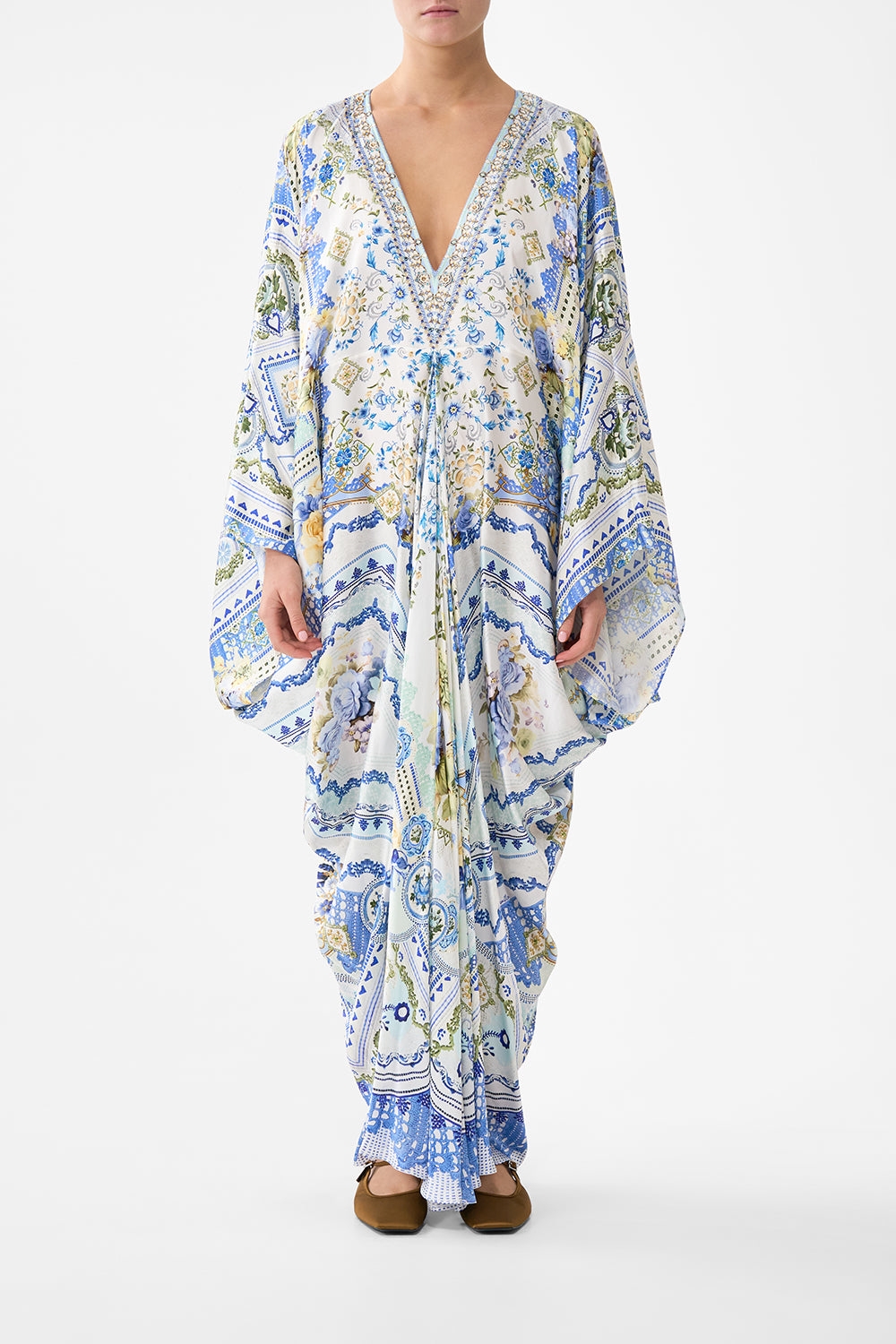 The CAMILLA T SHAPE LONG KAFTAN MY HOMESPUN HEARTMY HOMESPUN HEART