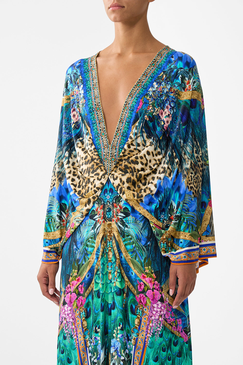 The CAMILLA TUCK FRONT JERSEY DRESS ANIMAL ALCHEMY