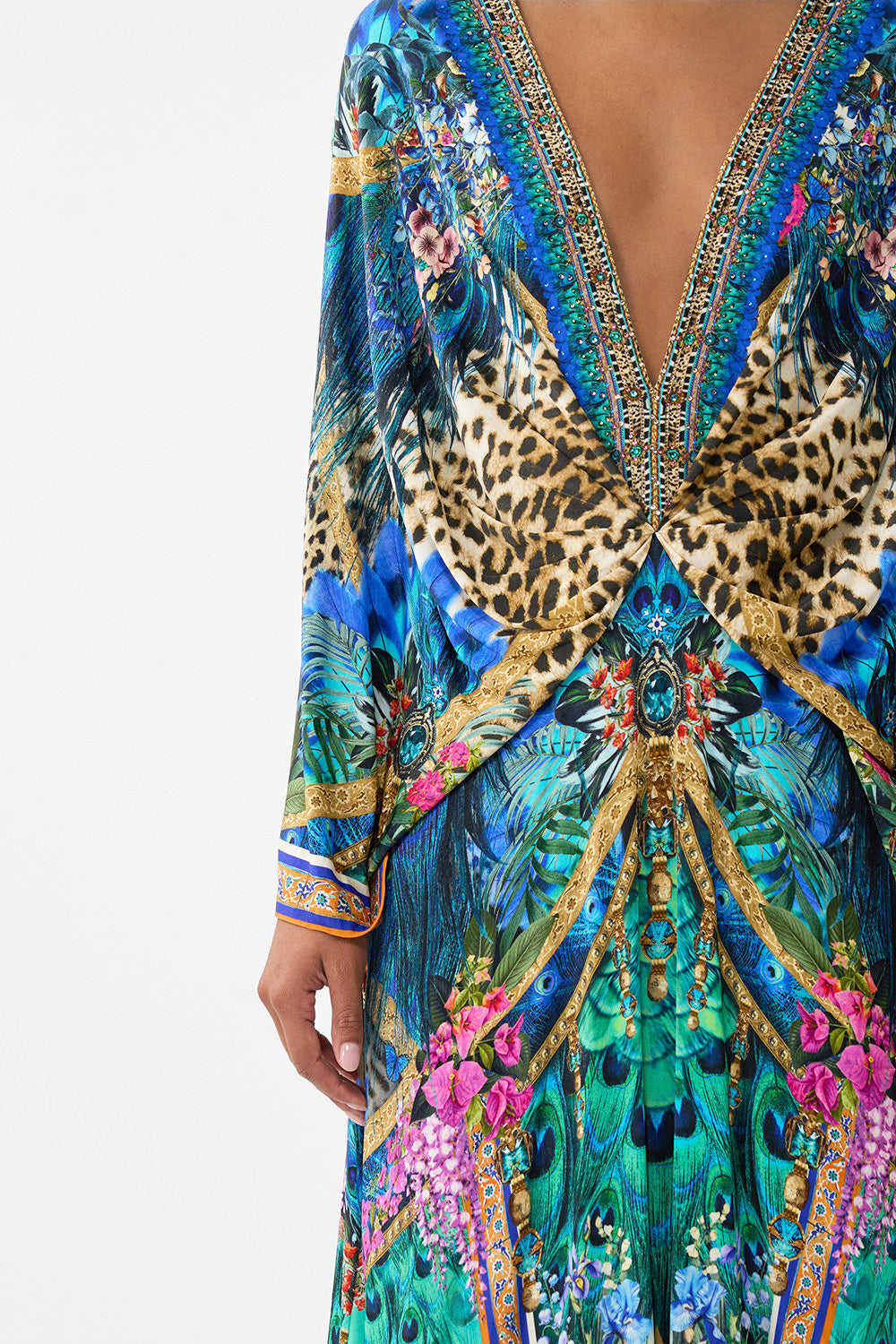 The CAMILLA TUCK FRONT JERSEY DRESS ANIMAL ALCHEMY