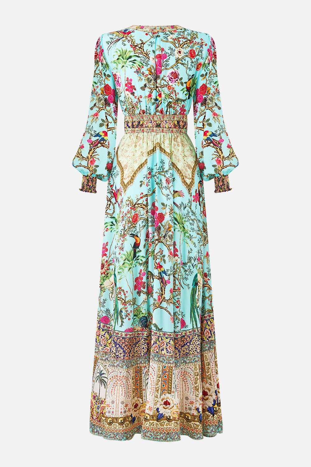 The CAMILLA BUTTON DRESS WITH SHAPED WAISTBAND SULTANS AND QUEENS