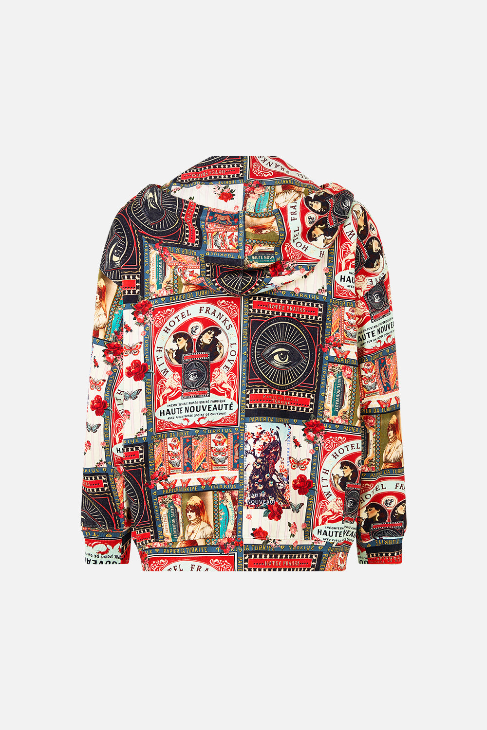 RELAXED FIT OVERSIZED HOODIE W KANGA POCKET HIGH CLASS HOOKAH