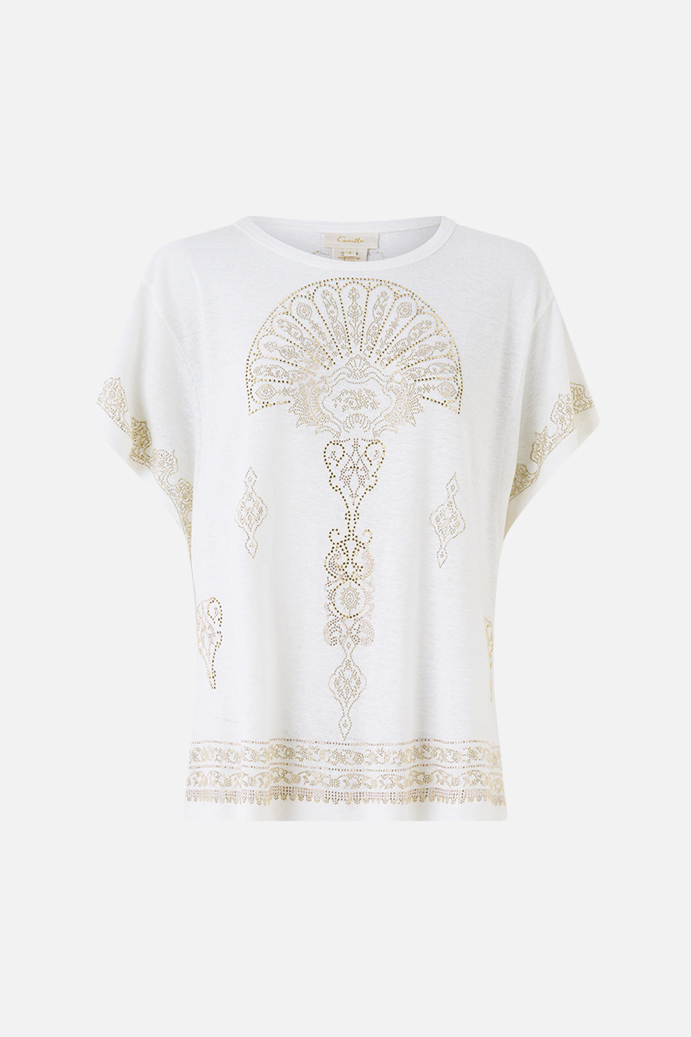 T-SHIRT WITH DROPPED ARMHOLE - WHITE EAST OF ISTANBUL