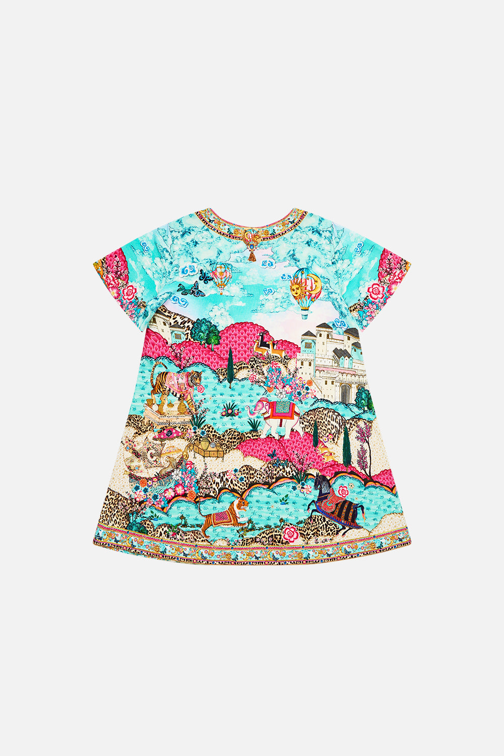The CAMILLA KIDS TEE MINI DRESS WITH FLARE HEM MINIATURE MOMENTS