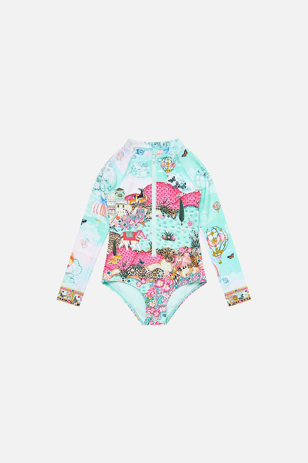 KIDS LONG SLEEVE ZIP FRONT PADDLE SUIT MINIATURE MOMENTS