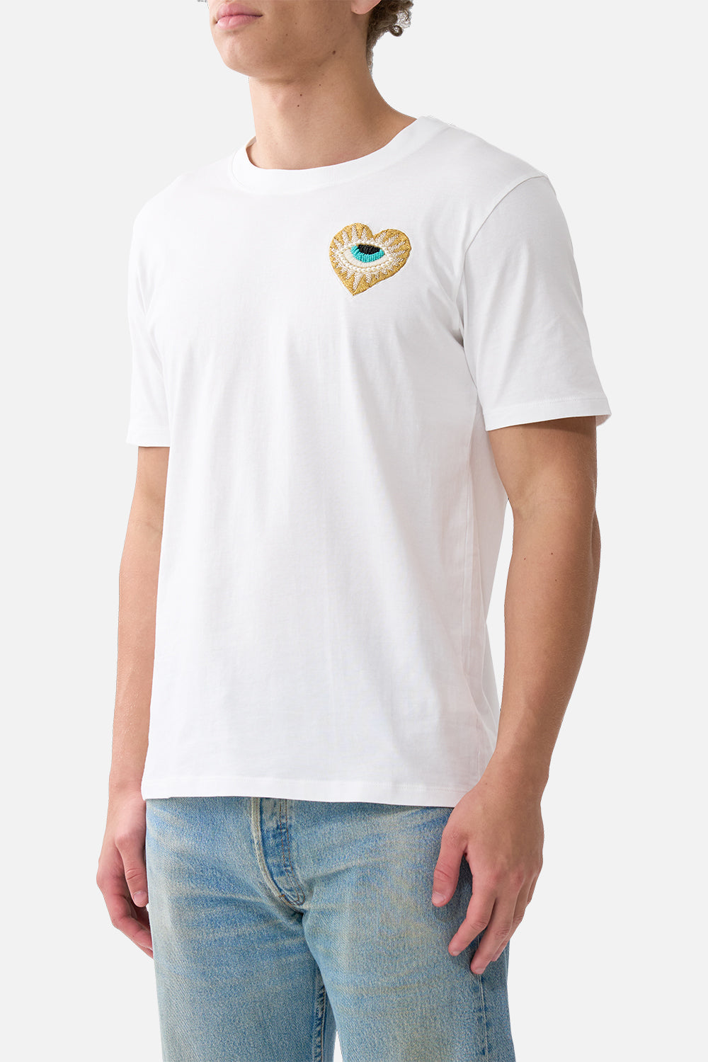 The CAMILLA RELAXED HEAVYWEIGHT CREW NECK TEE AMULETS AND ALCHEMY