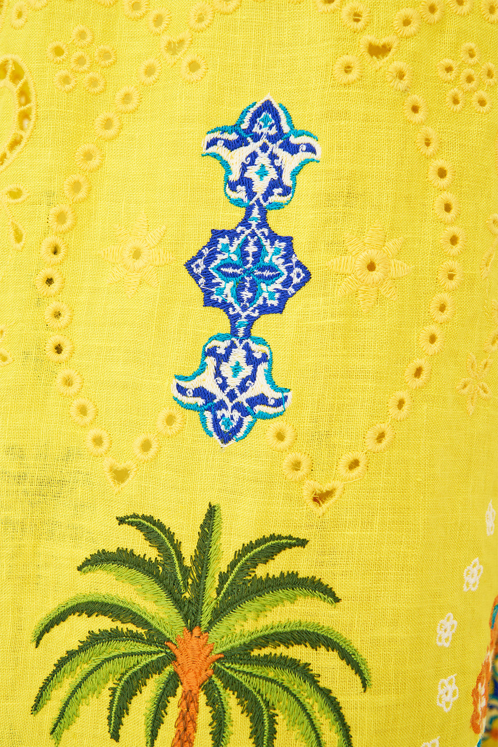 STRAIGHT LEG EMBROIDERED PANT SULTANAHMET SUMMER