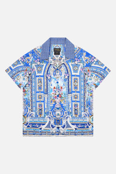 BOYS SHORT SLEEVE CAMP COLLARED SHIRT OTTOMAN OPULENCE