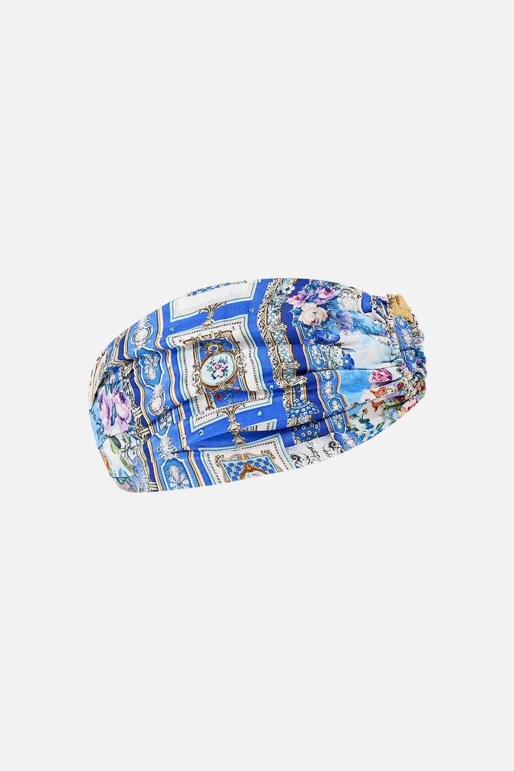 The CAMILLA RING HEADBAND OTTOMAN OPULENCE