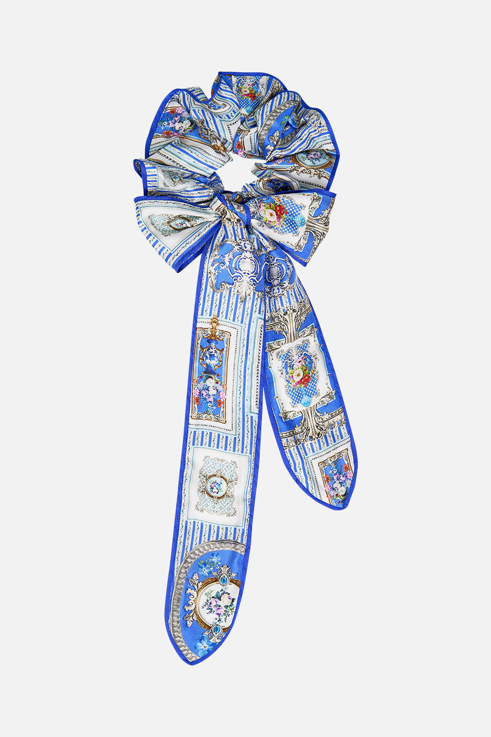 The CAMILLA SCRUNCHIE WITH BOW OTTOMAN OPULENCEOTTOMAN OPULENCE