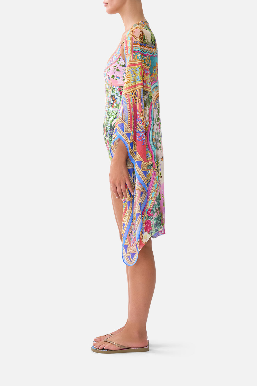 The CAMILLA SILK CHIFFON SHRUG TURKISH DELIGHT