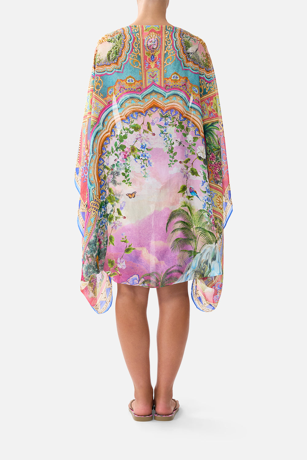 The CAMILLA SILK CHIFFON SHRUG TURKISH DELIGHT