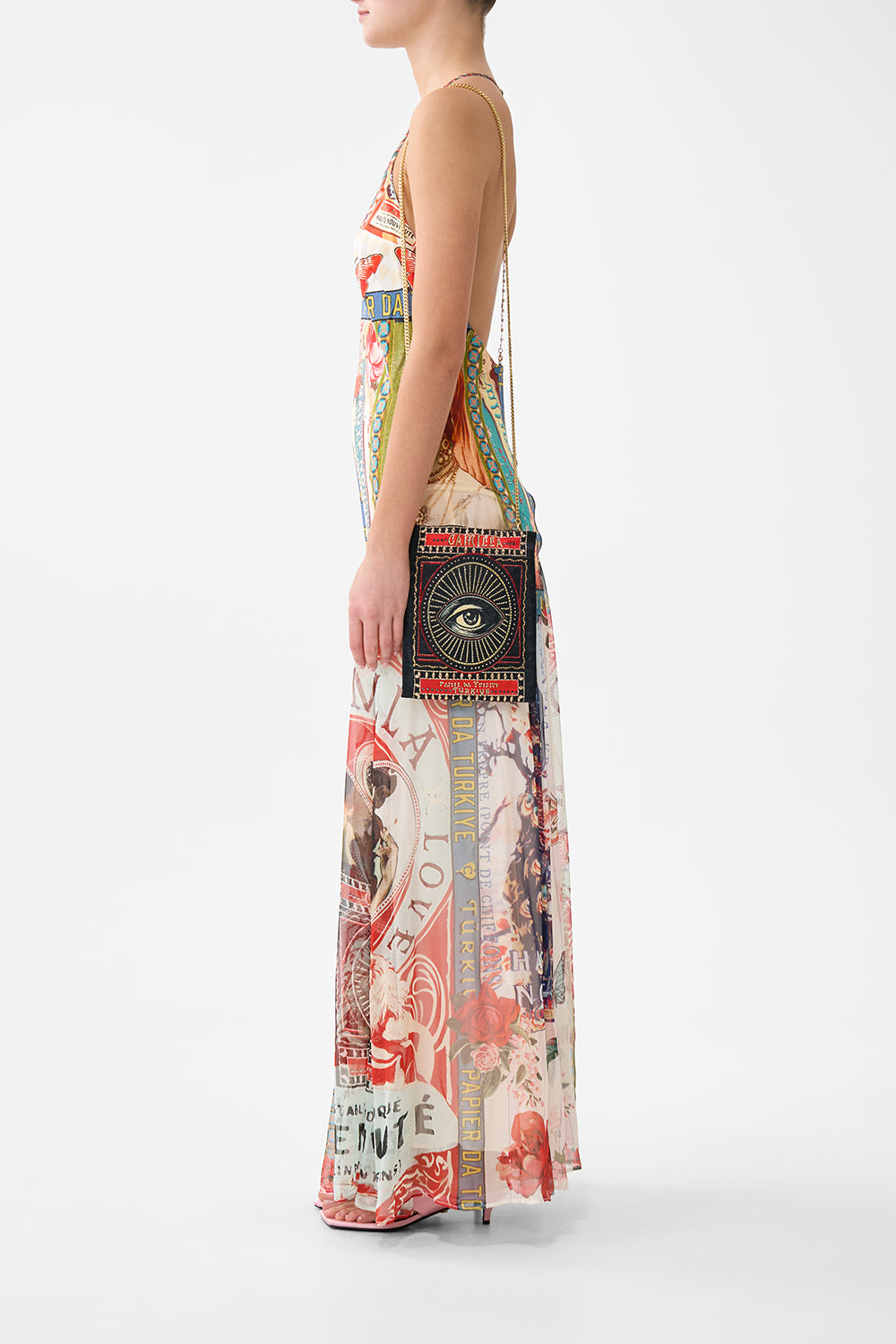 The CAMILLA EMBELLISHED MINI TOTE WITH CHAIN STRAP HIGH CLASS HOOKAH