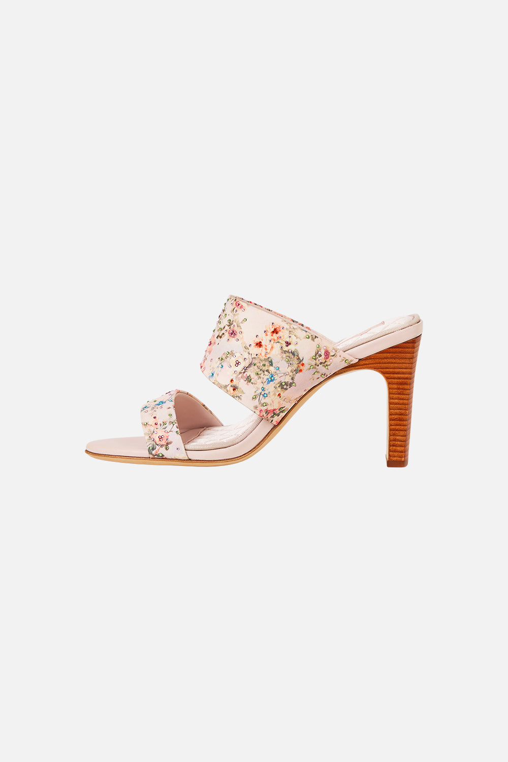 The CAMILLA PAMELA ASYMMETRICAL HEEL SANDAL TWILIGHT IN ISTANBUL