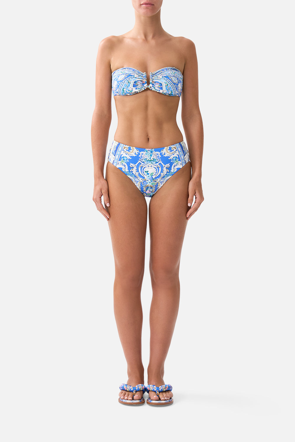The CAMILLA MID RISE BIKINI BOTTOM OTTOMAN OPULENCEOTTOMAN OPULENCE