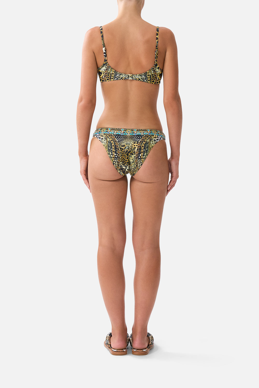 The CAMILLA MINI REGULAR BIKINI BOTTOM FELINE FOLKLORE