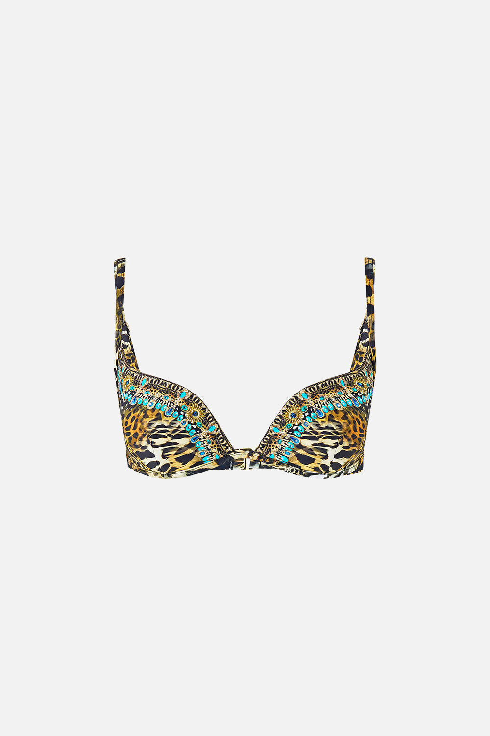 The CAMILLA CONTINUOUS UNDERWIRE BIKINI TOP FELINE FOLKLORE