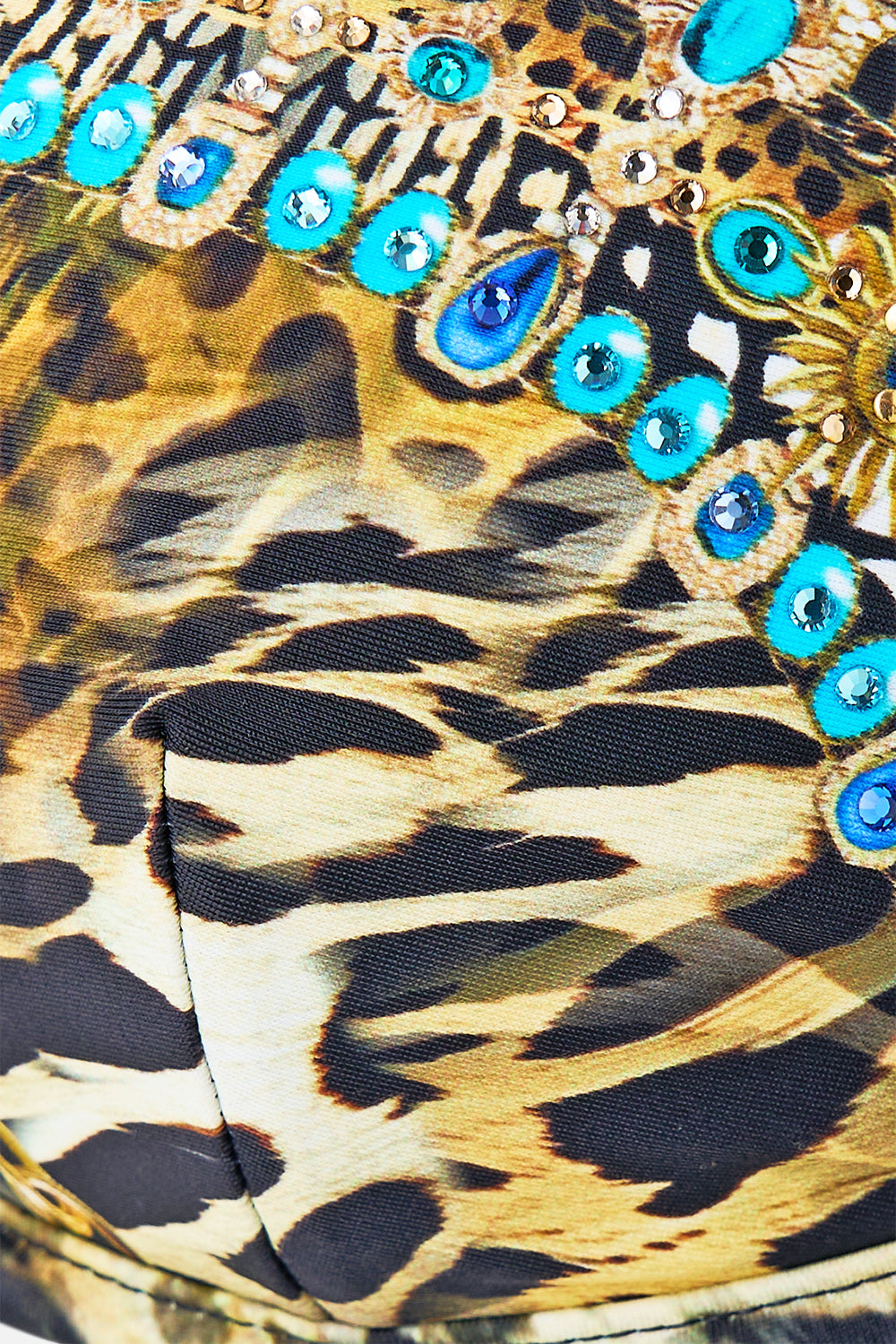 The CAMILLA CONTINUOUS UNDERWIRE BIKINI TOP FELINE FOLKLORE