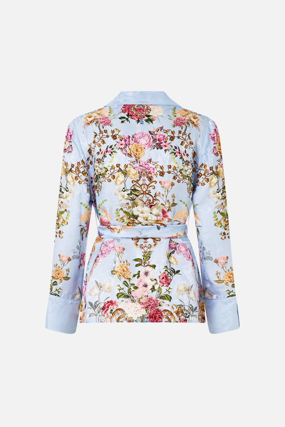 The CAMILLA PYJAMA SUIT JACKET TILED IN TIME