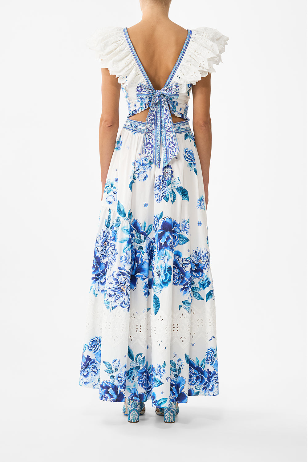 The CAMILLA SKIRT WITH SHAPED SEAM A CERAMIC GARDEN