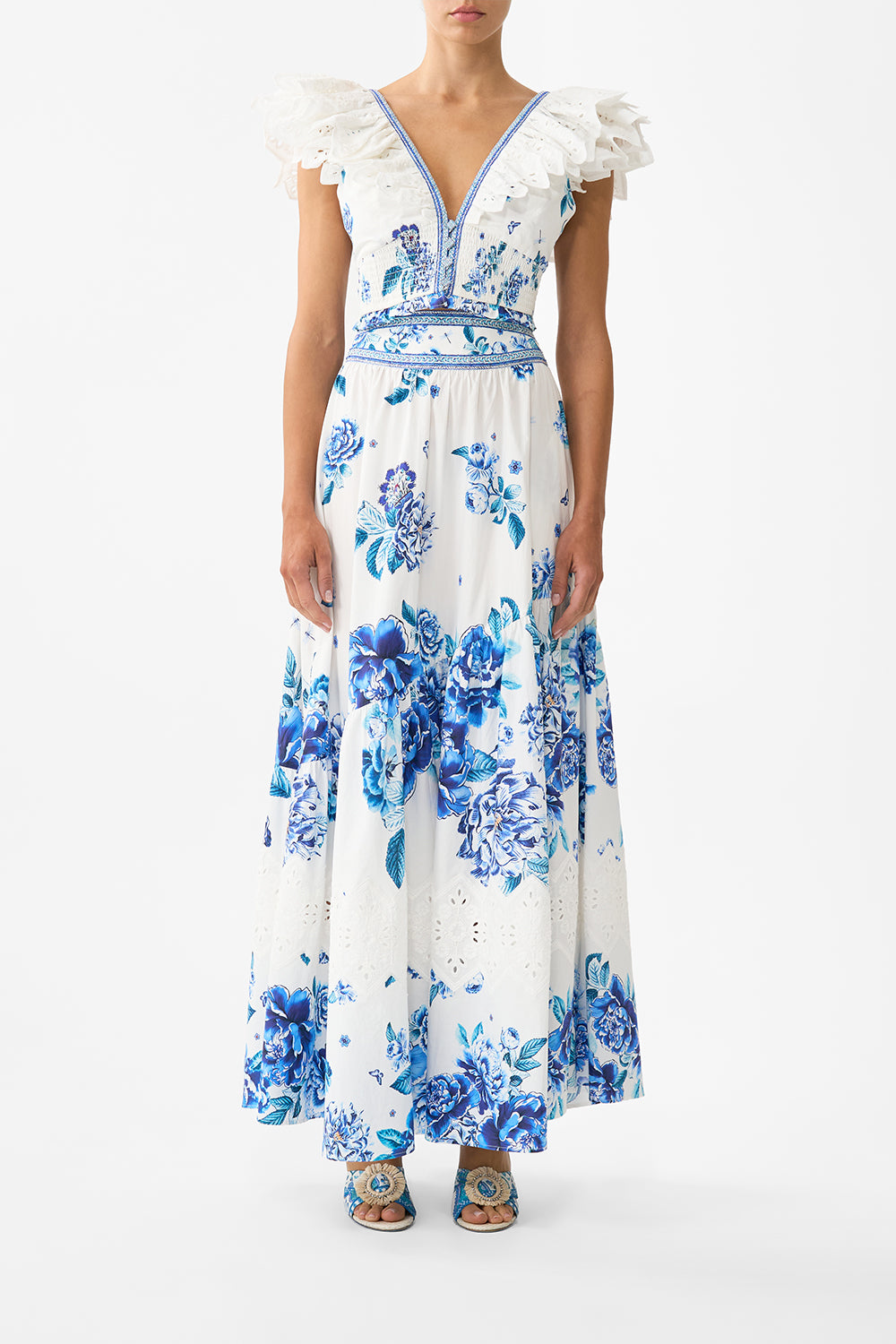 The CAMILLA SKIRT WITH SHAPED SEAM A CERAMIC GARDENA CERAMIC GARDEN