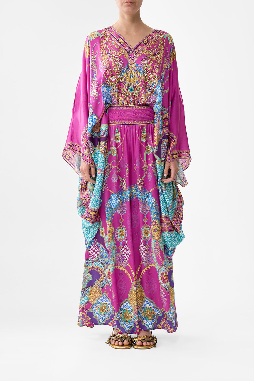 The CAMILLA SHIRRED WAIST PANT CONCUBINES, SULTANS & COURTIERSCONCUBINES, SULTANS & COURTIERS