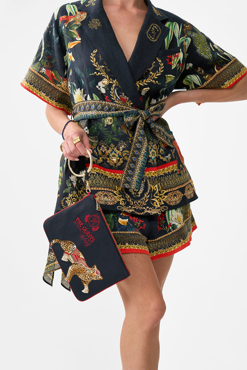 RING SCARF CLUTCH READY FOR MY WELCOME DRINK