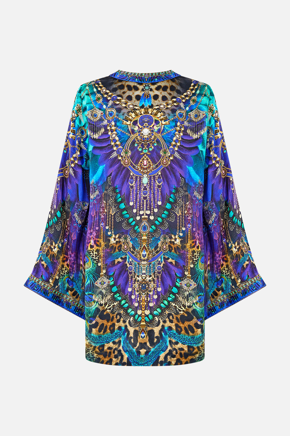 DEEP V NECK HARDWARE SHORT KAFTAN COSMIC ZOOLOGY