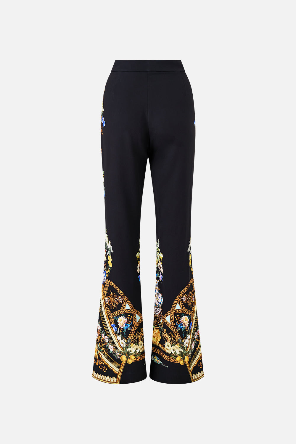 The CAMILLA FLARE TROUSER WITH SEAM DETAIL OTTOMAN ELEGANCE