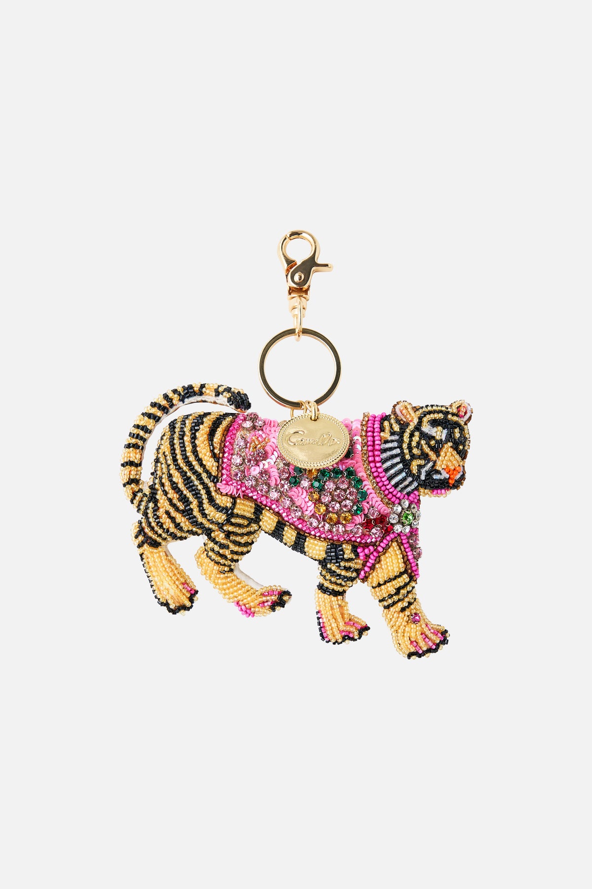 TIGER ANIMAL KEYRING MINIATURE MOMENTS