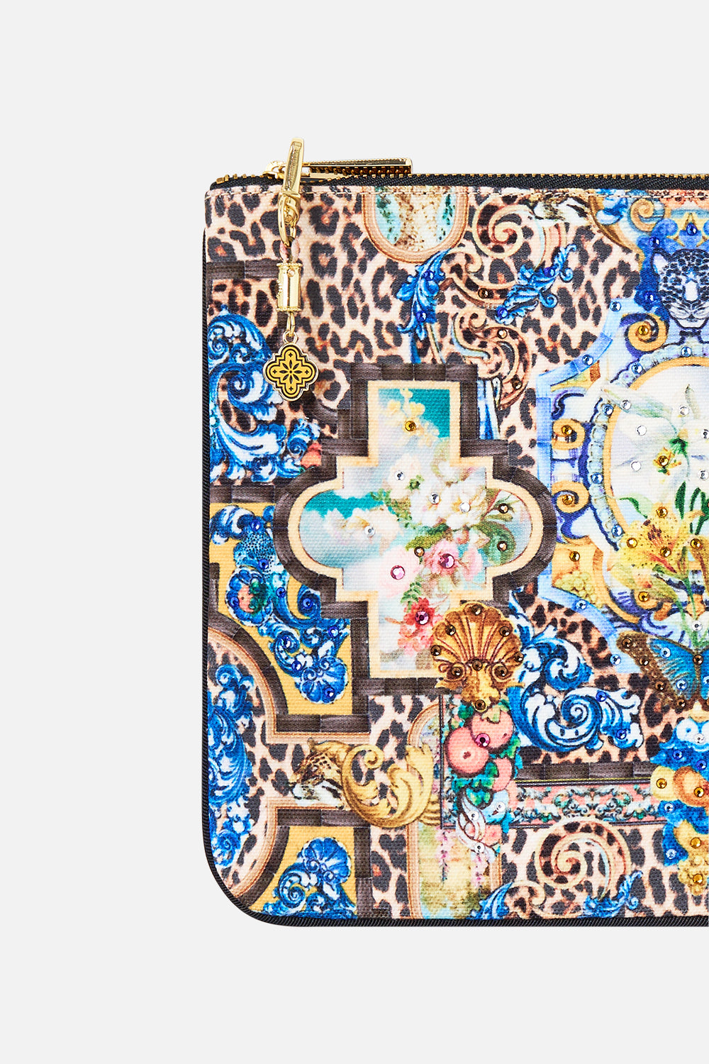 SMALL CANVAS CLUTCH SEVILLIAN STYLE