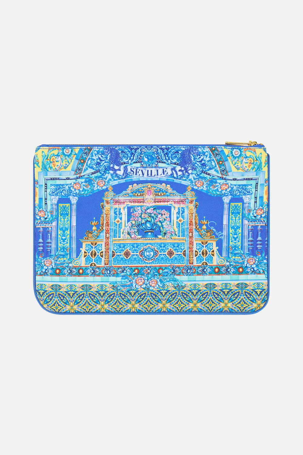 SMALL CANVAS CLUTCH BENEATH THE ANDALUSIAN SUN