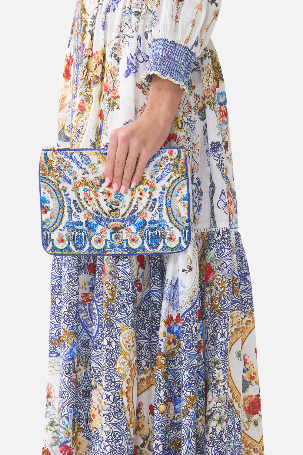 The CAMILLA SMALL CANVAS CLUTCH THE POTTERY PARLOUR