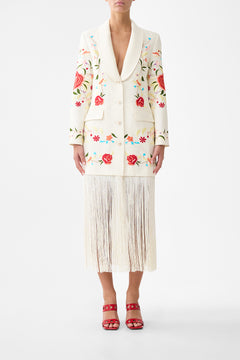 BLAZER WITH FRINGING I LEFT MY HEART IN GRANADA