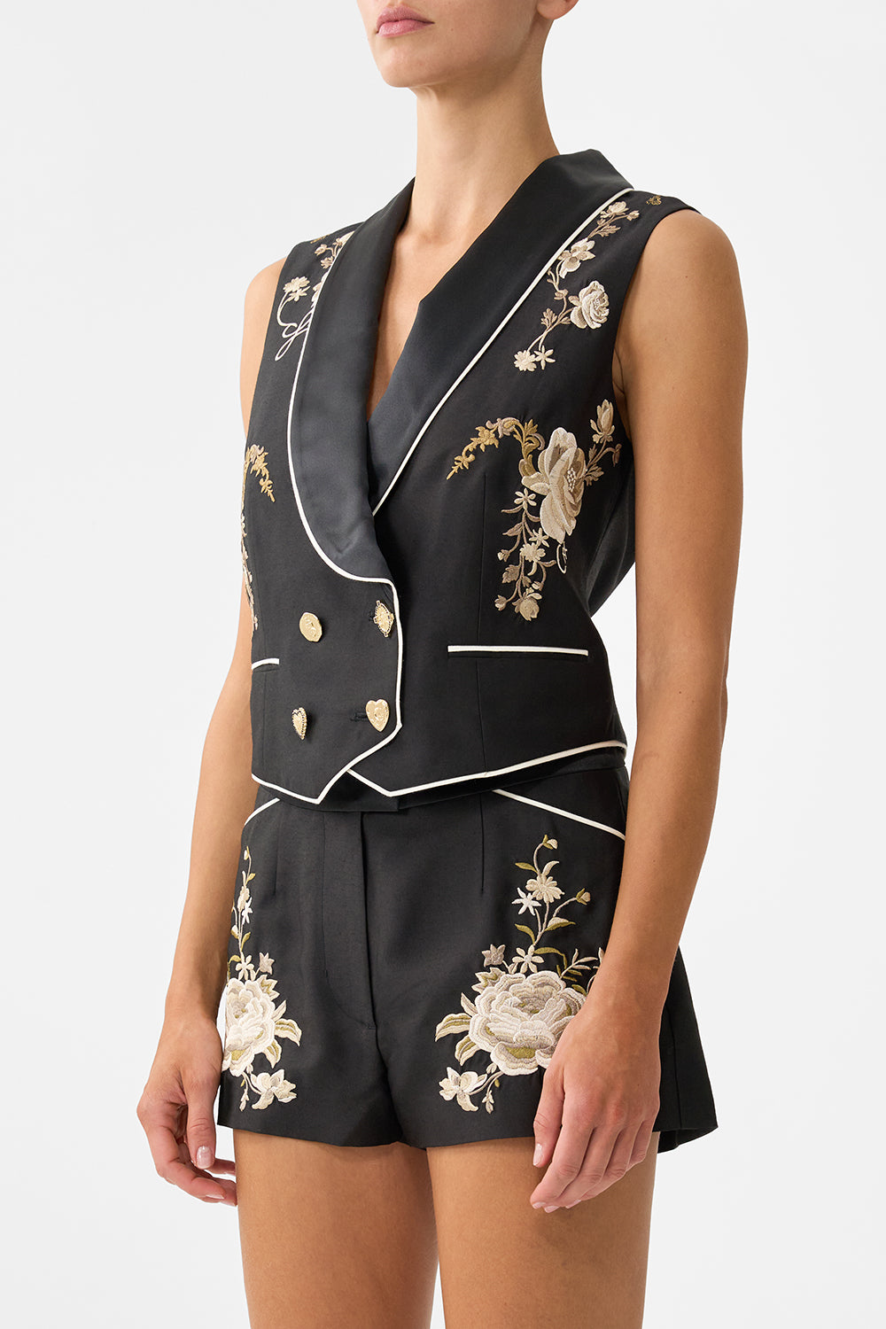 WAISTCOAT WITH BUTTON FRONT FLAMENCO FOLKLORE